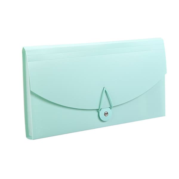 13 Pocket Expanding File Folder Harmonikka File Organizer VIHREÄ - varastossa Green