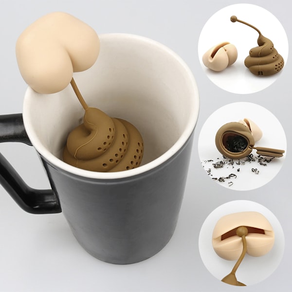 Intresse Form Silikon Te Infuser Tillbehör Set Creative - on stock