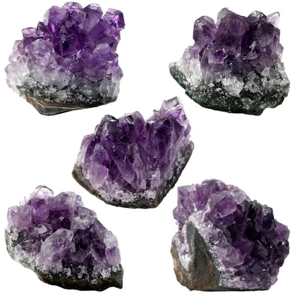 Ametist Cluster Quartz Crystal Healing Stones - on stock