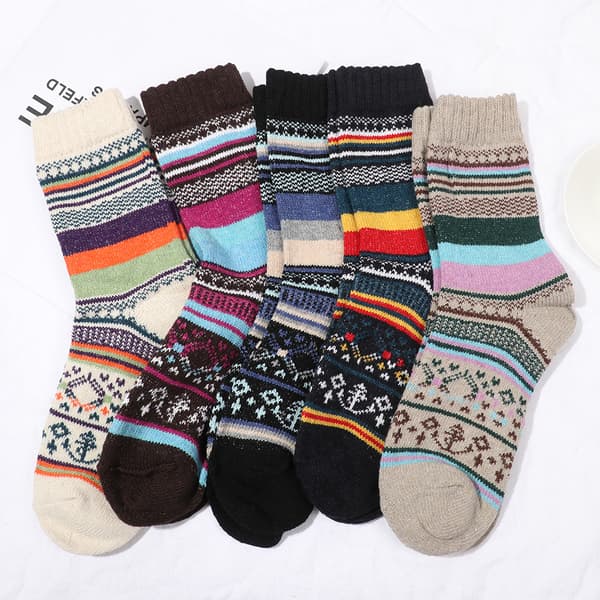 Villasukat Thick Rich - varastossa 5 Pairs