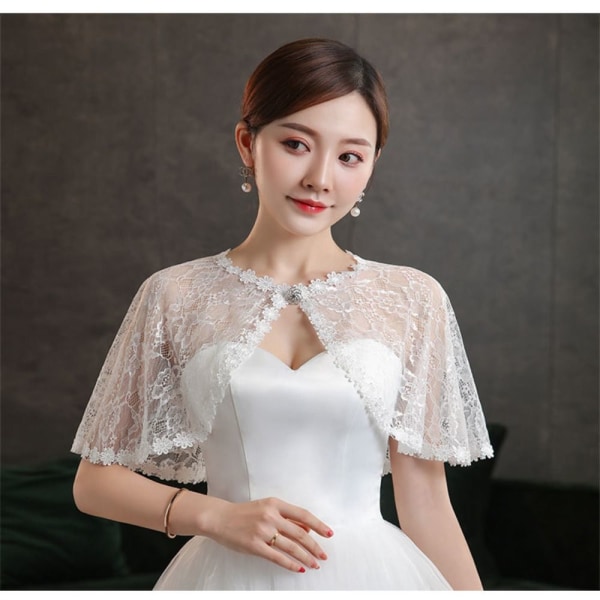 Brudsjal Aftonbal Kap VIT - high quality white