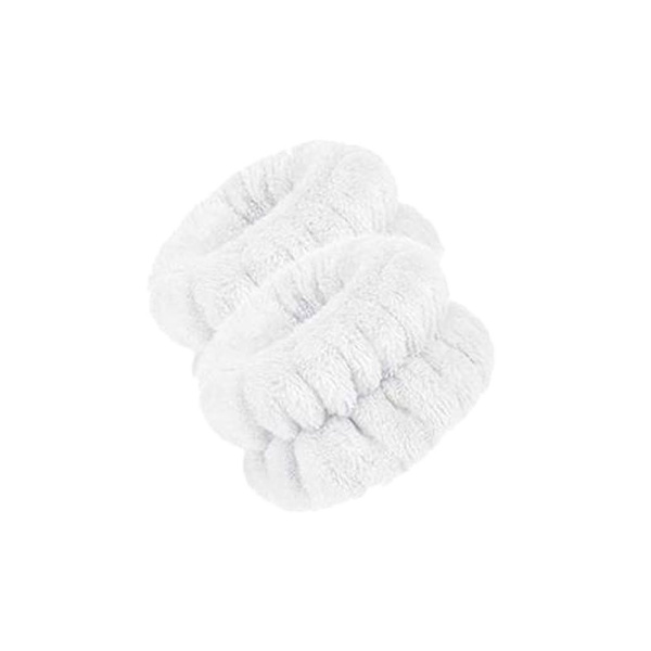 Face Wash Armband Spa Handledstvättband VIT - spot sales White