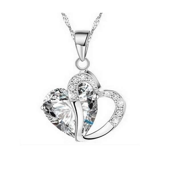 Kaulakoru Heart Birthstone WHITE - spot-ale white