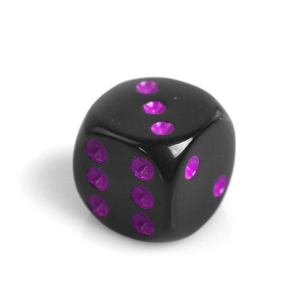 Akryl Tärning Cube Tärning LILA - stock purple