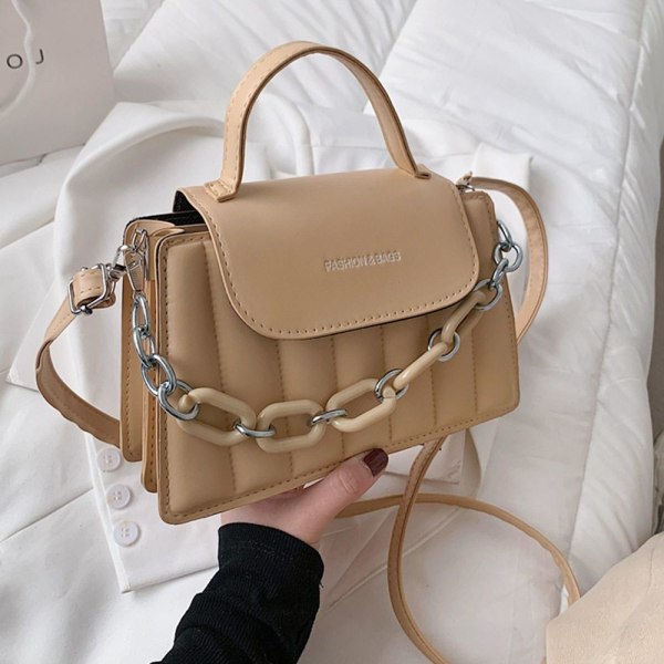 PU Sling Bag Mode Axelväska Handväskor RÖD - high quality red