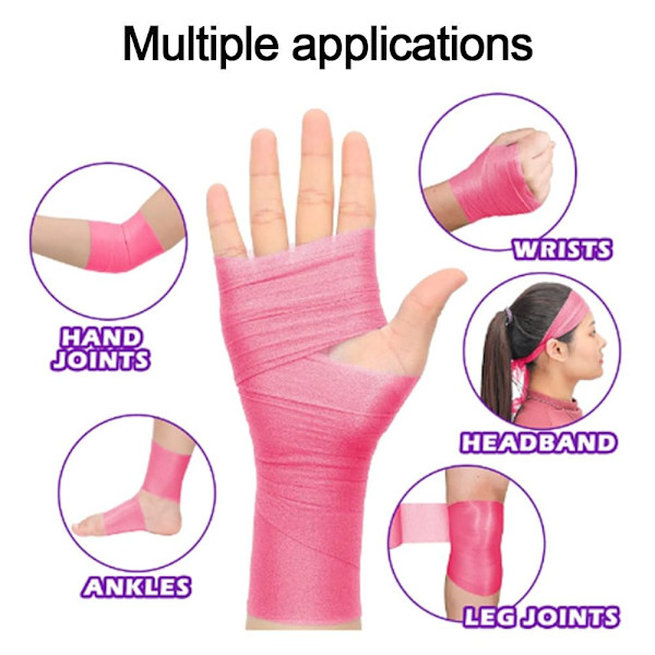 1/2 kpl Foam Bandage sulkapallomaila Overgrip PINK 7CMX27M-1ST - spot-myynti Pink 7cmx27m-1Pcs-7cmx27m-1Pcs