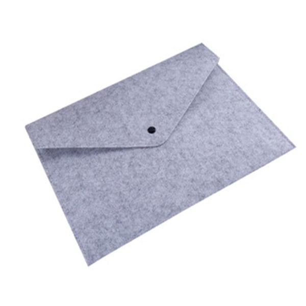 Vattentätt läder A4 Business Mapp Dokumentpapper Organi - spot försäljning Light grey A4