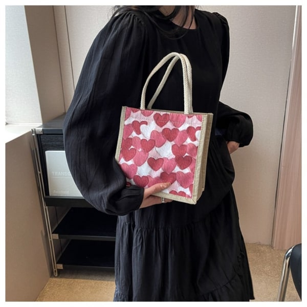 Lunchbox Bag Kantolaukku PINK BUTTON STYLE - varastossa Pink Button Style-Button Style