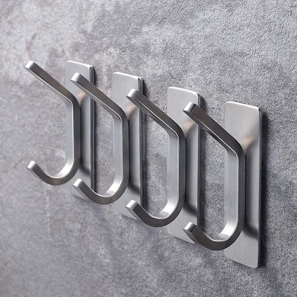 Handdukskrok Väggkrokställ SVART - on stock Black