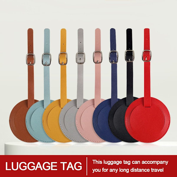 Resbagageetiketter Resväska Identifieringsetikett LJUSBLÅ - stock light blue