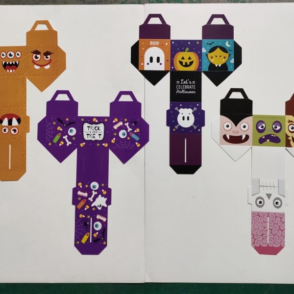 3 st Halloween godislåda Bärbar godislåda - on stock C