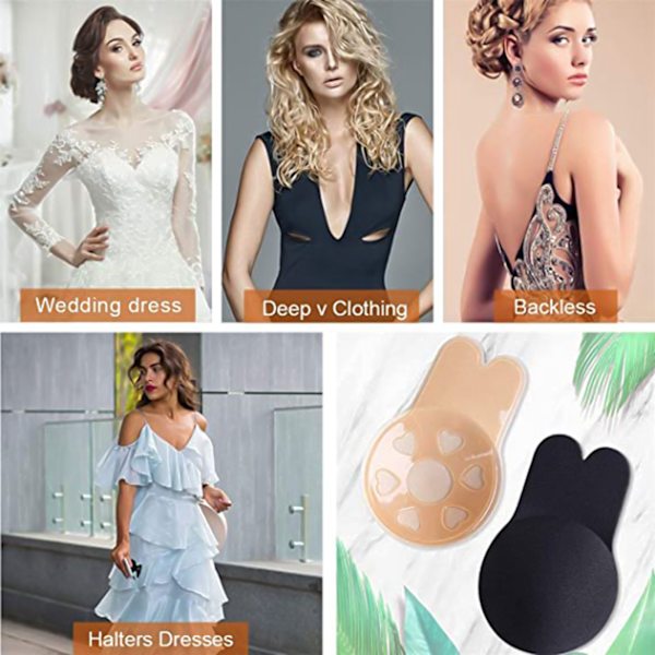 1 par Sticky BH, Breast Lift Tape Adhesive BH black 9.5CM - spot försäljning black 9.5CM