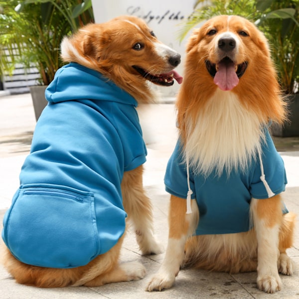 tor hundtröja med dragkedja Hoodie weatshirt enfärgade kläder - on stock red S