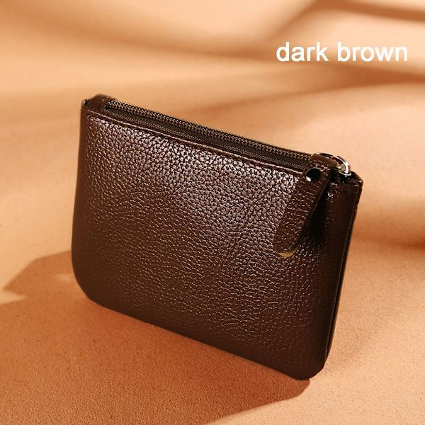 Korttilompakko Minilaukku DARK BROWN - varastossa dark brown
