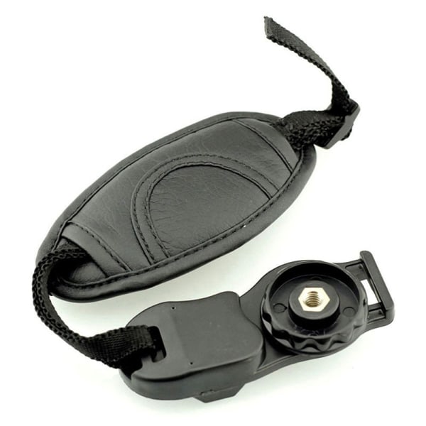 Handgrepp kamerarem PU läder handrem Kamera handledsrem - on stock
