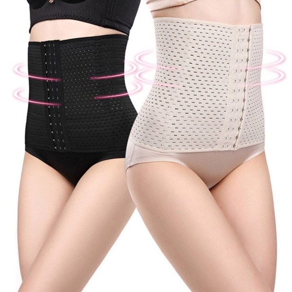 Postpartum Bälte Waist trainer SVART - spot försäljning Black XXL