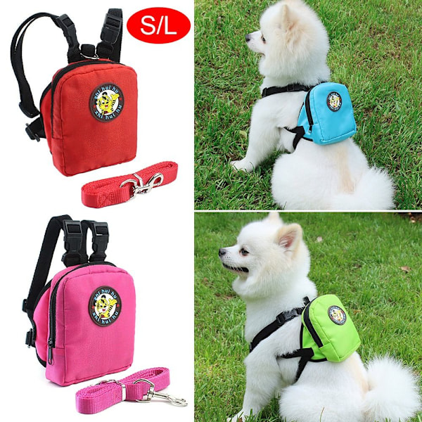 Koiran itsereppu Lemmikkien reppu RED L - spot-ale red L