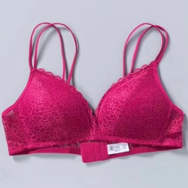 Kvinnors lätta bh komfort tunna underkläder utan stålring - spot sales Red 34/75AB