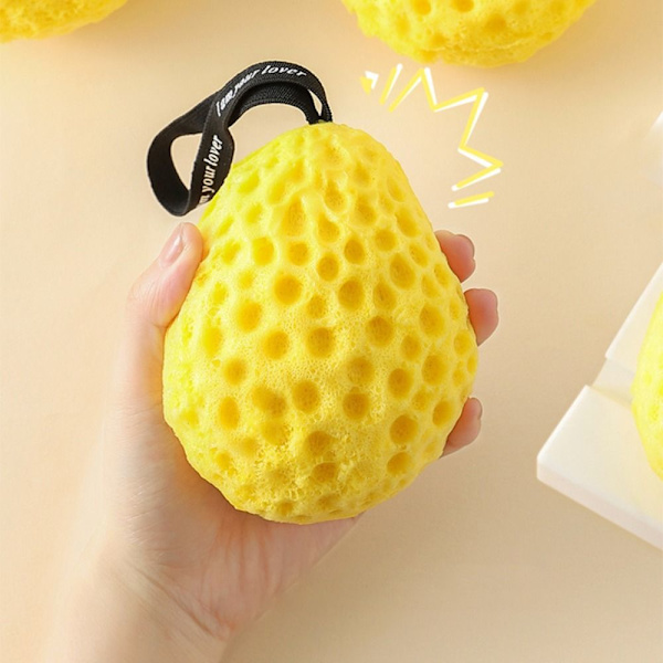 2st Honeycomb Bath Ball Wash Svamp STOR - on stock large
