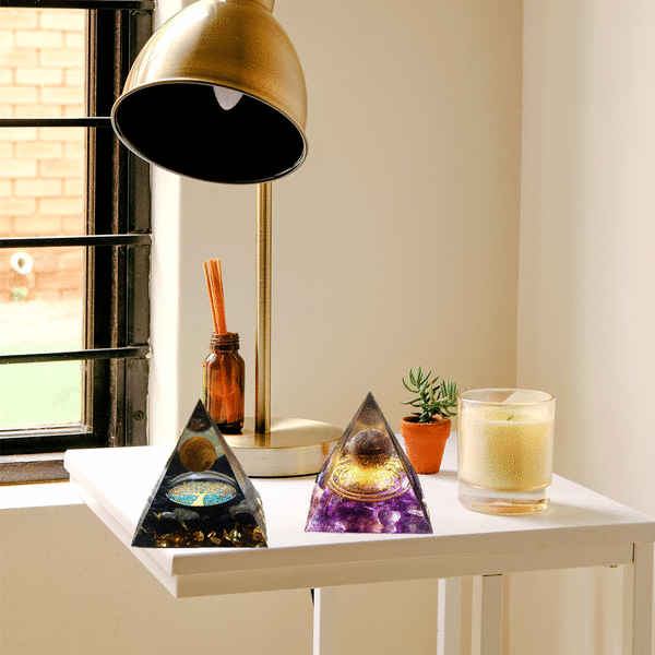 Orgone Pyramid Positiv energigenerator C - stock