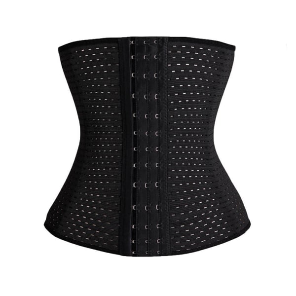 Kvinnor Slim Korsett Waist Trainer Shapewear Body Belly Band - high quality black XL