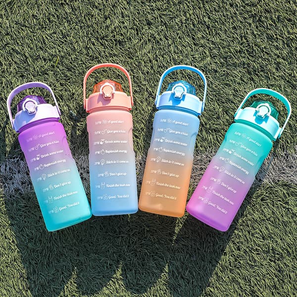 Vattenflaska Sport drickskopp - stock Pink 2000ml