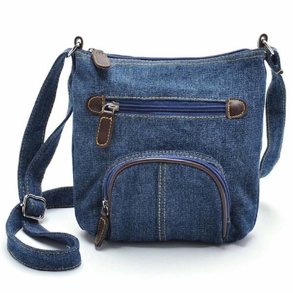 Denim Axelväska Casual Bag Dam Handväska - high quality
