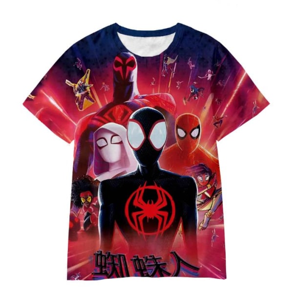 Spider Man lyhythihainen löysä T-paita Top Marvel unisex t-paita - spot ale C 140cm