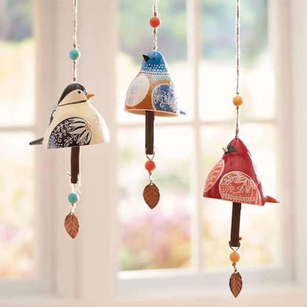 Fågel Wind Chime Wind Chimes GRÖN - high quality Green