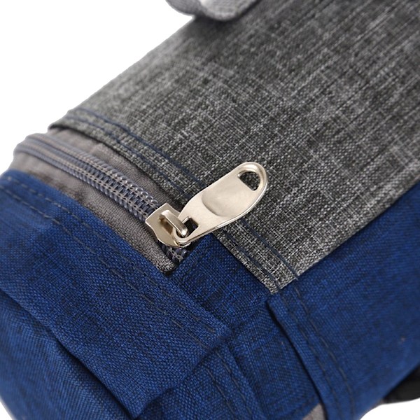 Vattenflaska kylväska Vattenflaska påse Utomhusresor - stock Dark gray
