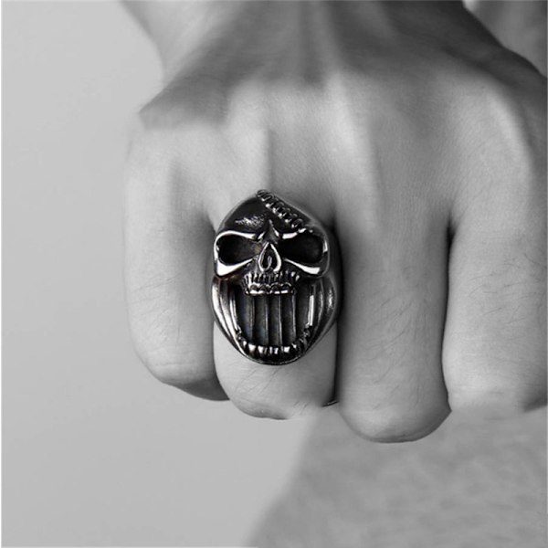 Uusi olutpullonavaaja Skull Head Sormuksen muotoinen metalliseossormi - varastossa Silver