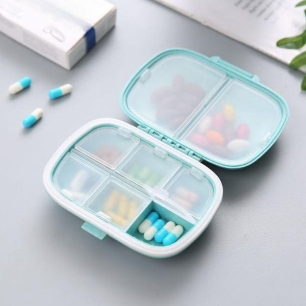 3 st Pill Organizer Pill- case för daglig pillerbehållare - spot sales 3pcs