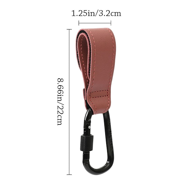 Barnvagnskrokar Hängkrok BRUN - on stock Brown