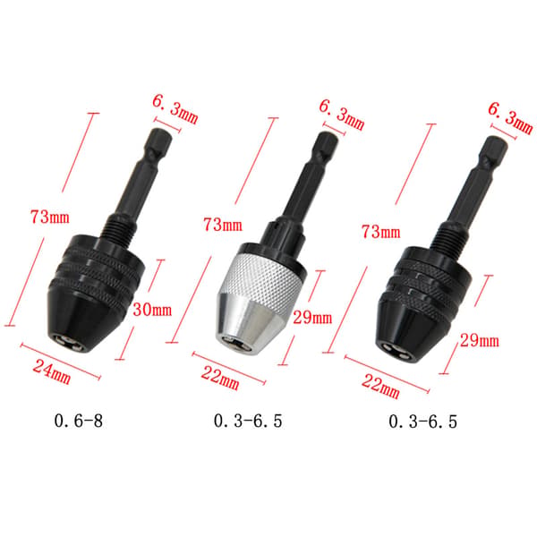 Drill Chuck Keyless Impact Driver Adapter - spot-myynti E