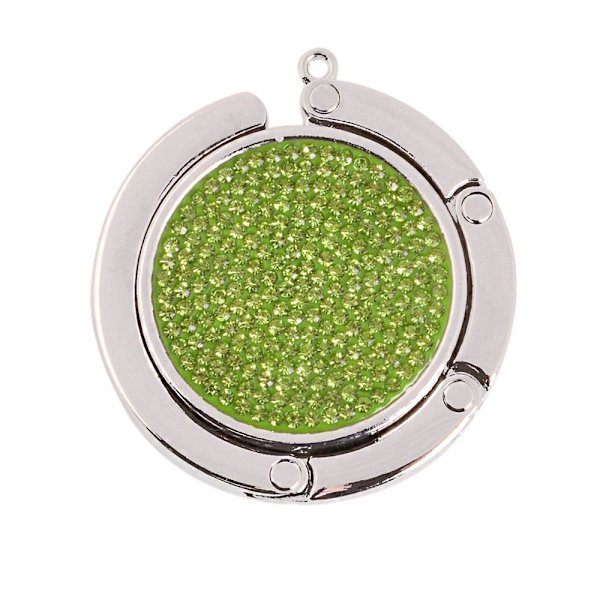 Runda hopfällbara väskkrokar Bordshängare GRÖN - on stock Green