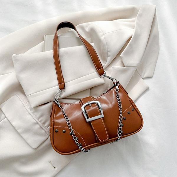 Nitaxelväska Crossbodyväska BRUN - spot försäljning Brown