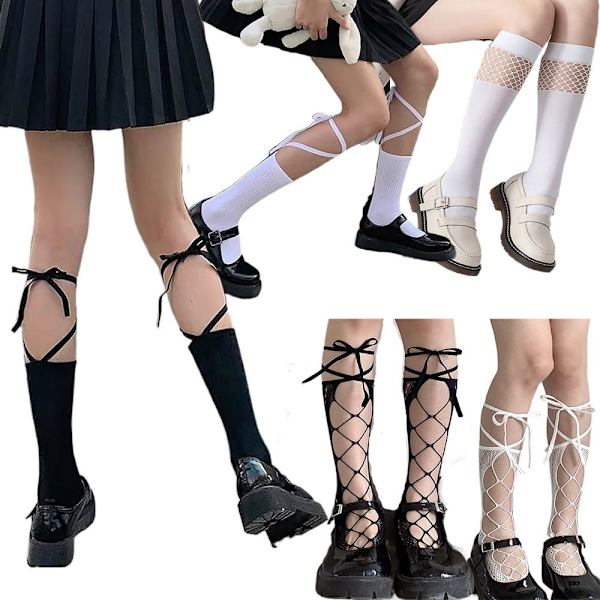 Mesh Rem Kalvstrumpor SVART 2 - stock Black 2-2