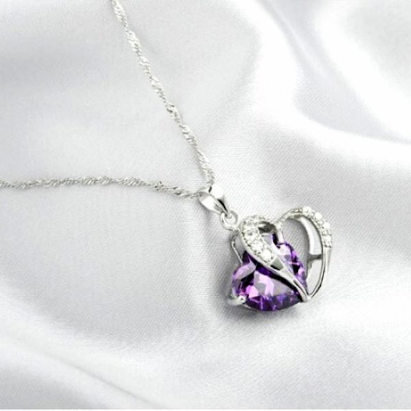 Kaulakoru Heart Birthstone RED - spot-myynti red