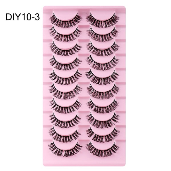 10 par klusterfransar ser ut som förlängningar - high quality DIY10-3