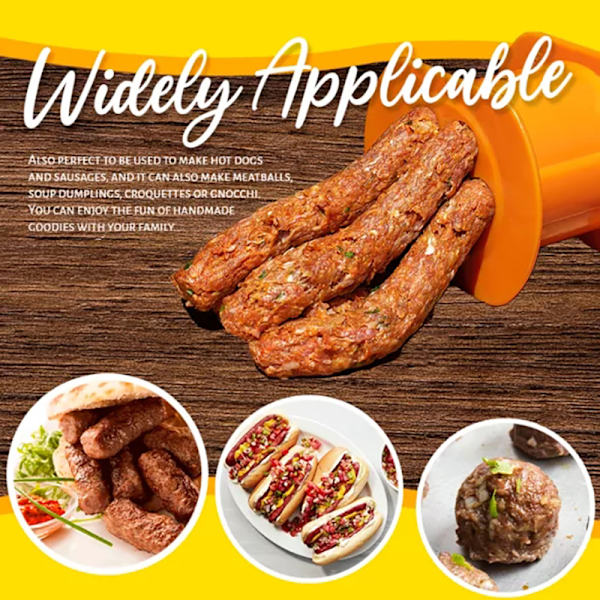 Cevapcici Pressmaskin Manuell Korvmaskin Köttfyllare - high quality 2PCS