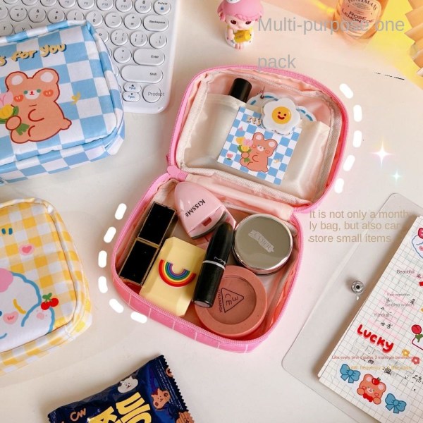 Tant Handduk Förvaringspåse Sanitetsbinda Organizer LILA - high quality purple