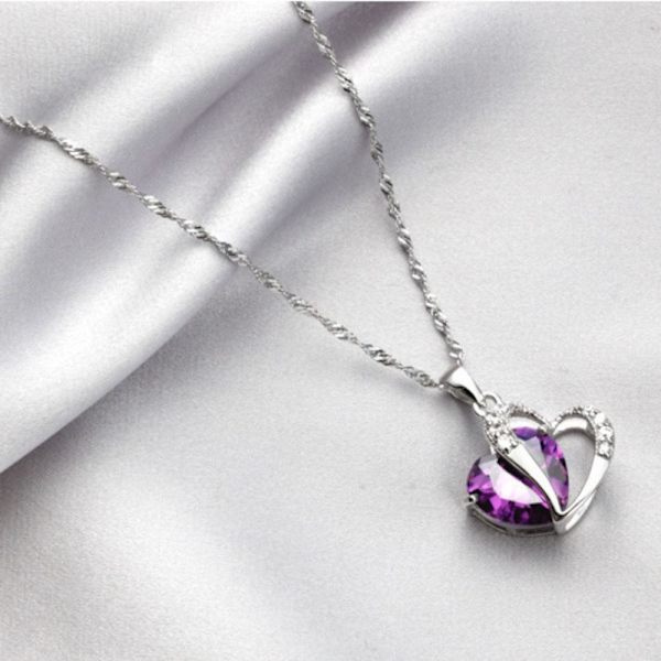 Kaulakoru Heart Birthstone RED - spot-myynti red