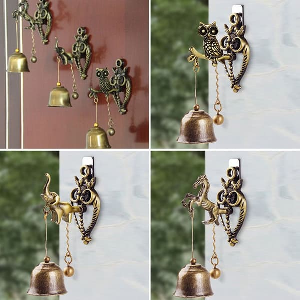 Metall Klocka Dörrklocka UGLA Owl - on stock Owl