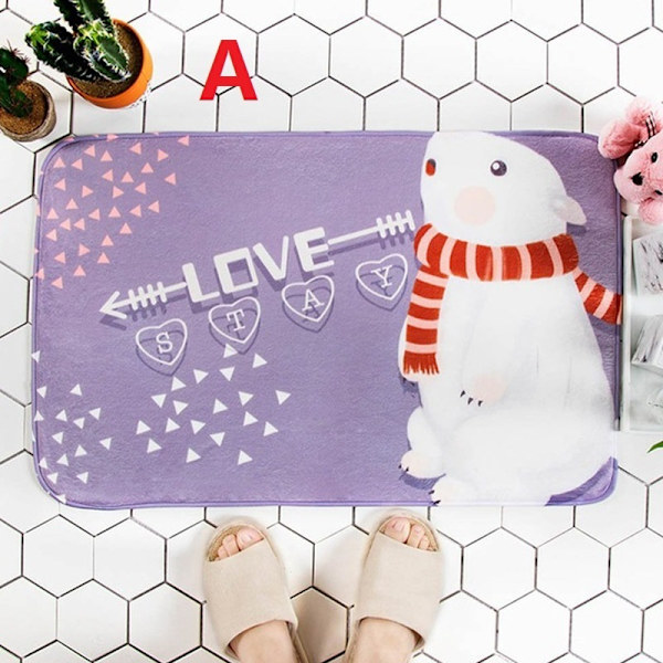 Cute Cartoon Animal Dog Floor Mats Gateway - on stock J