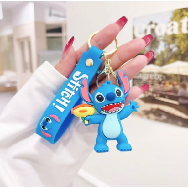 Creative Cartoon Keychain Ornament Stitch Pars handväska docka - spot sales D