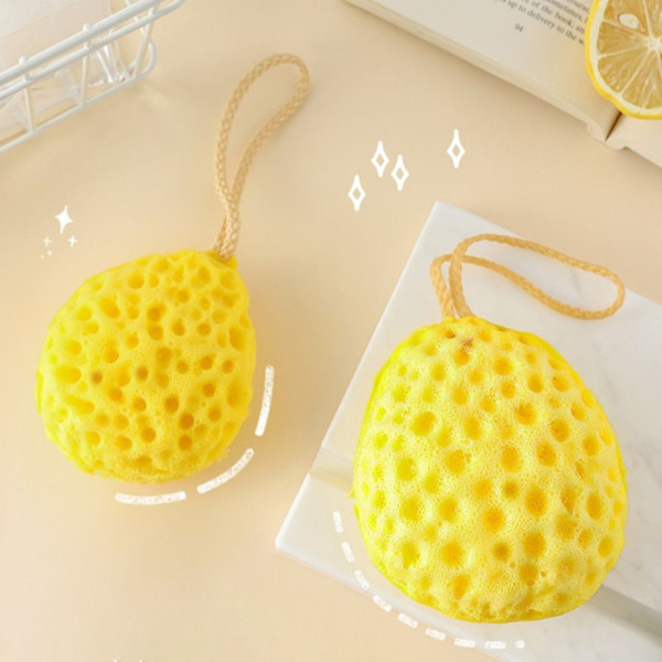2st Honeycomb Bath Ball Wash Svamp STOR - on stock large