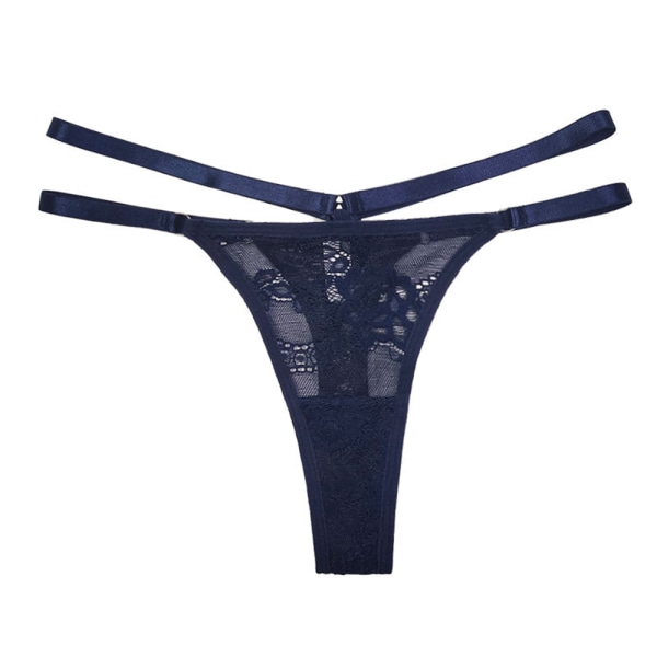 Naisten seksikkäät G-String-pitsihousut Alushousut Alusvaatteet - spot-myynti dark blue L