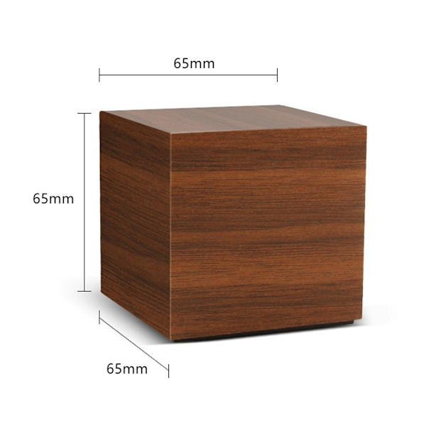 Herätyskello LED-puukellopöytä Ääniohjaus Digital BROWN - spot-myynti Brown