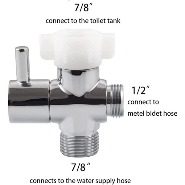 T-sovitin Sulje Valve Handheld - spot-myynti
