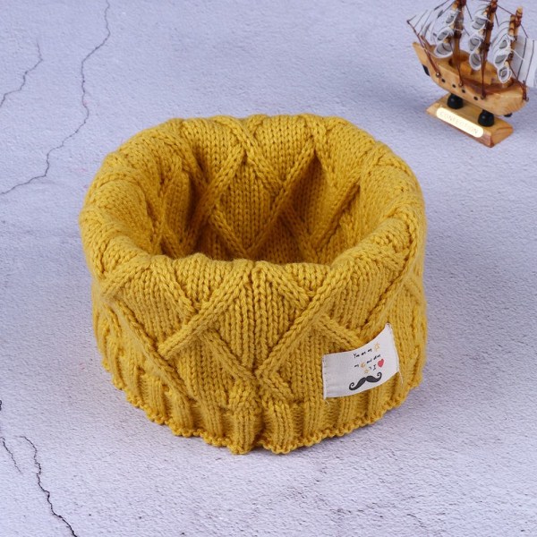 Baby Halsvärmare Pojkscarf GRÅ - stock
